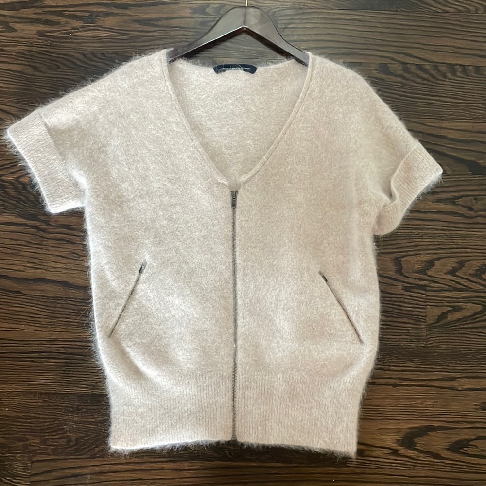 French connection super soft short sleeve sweater